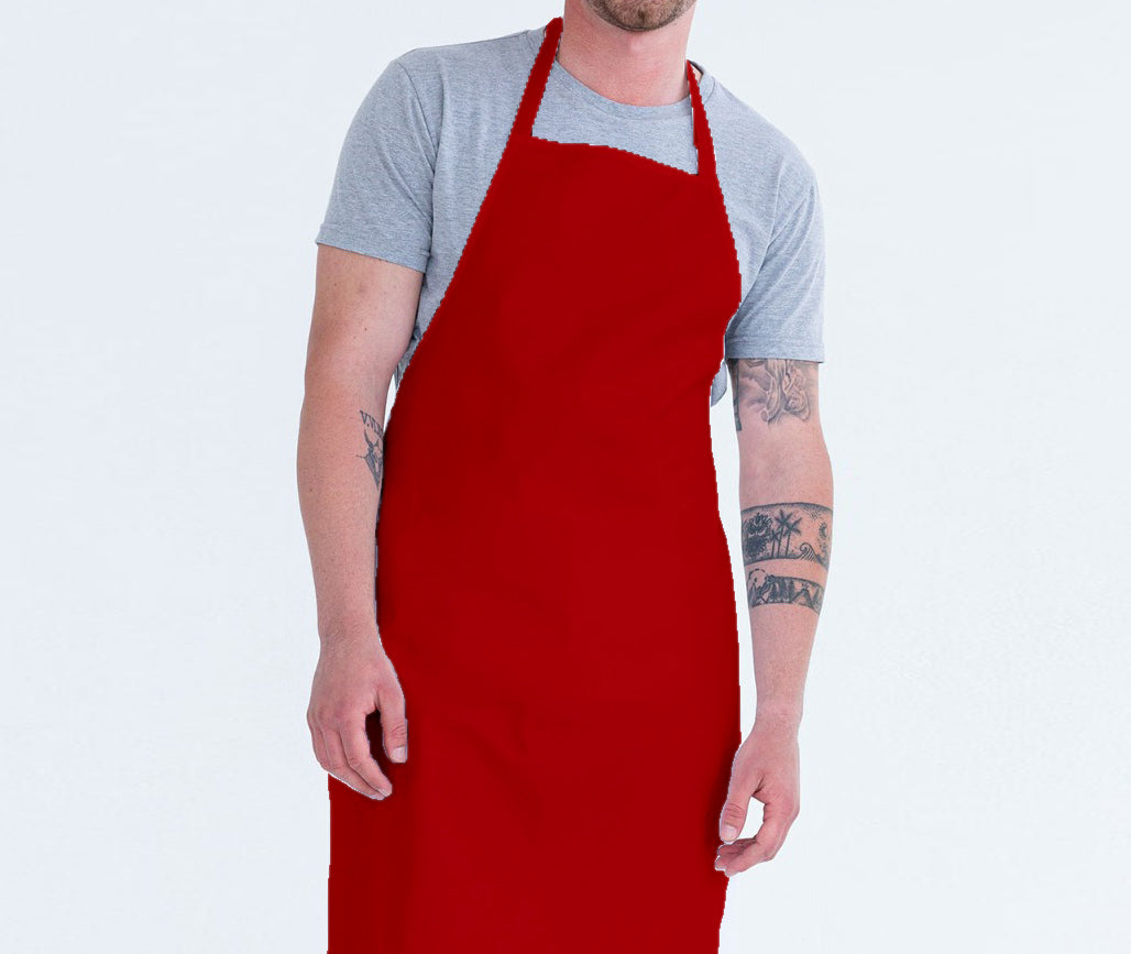 100% Spun Polyester Bib Apron 30"X35"