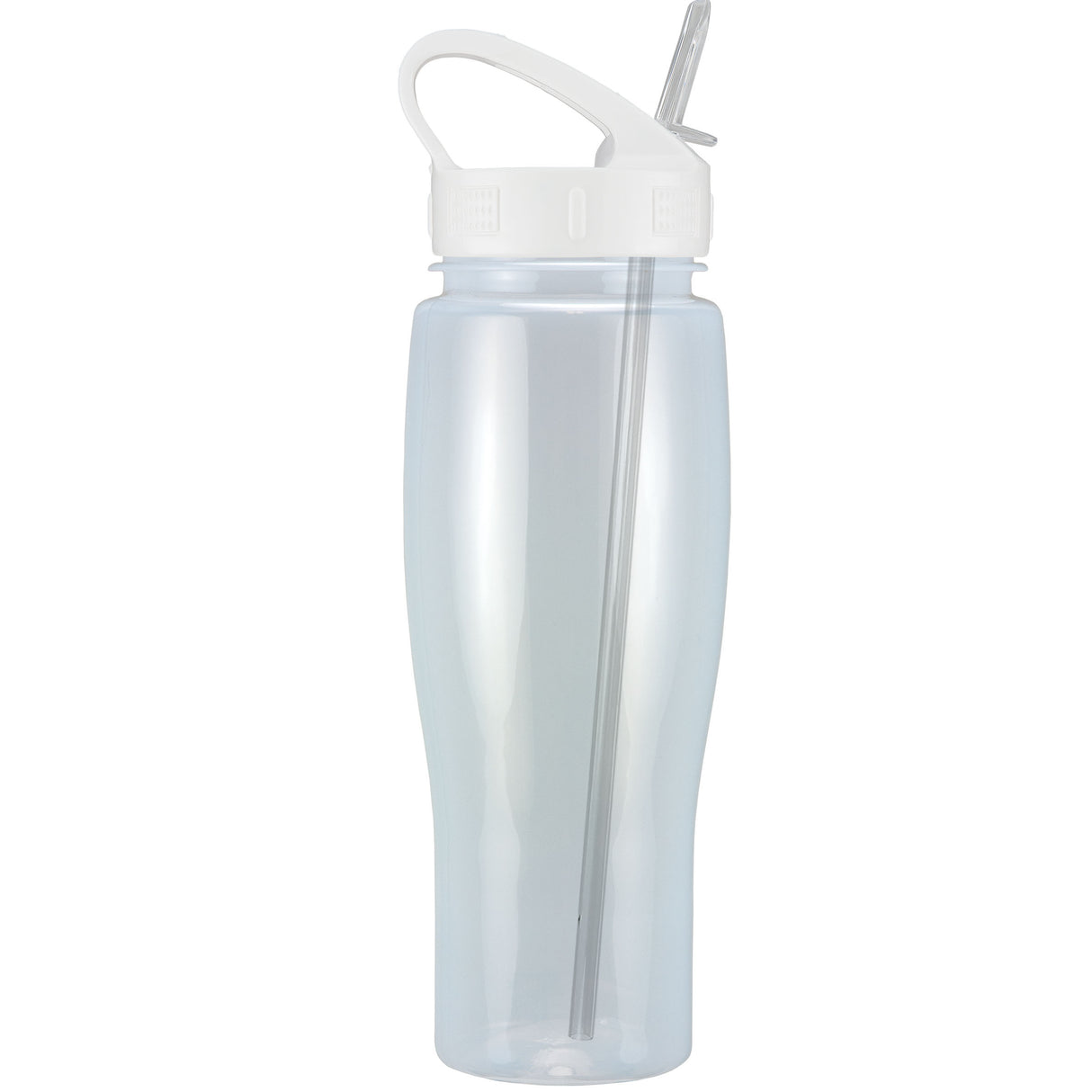 24 Oz. Contour Translucent Bottle w/ Sport Sip Lid and Straw