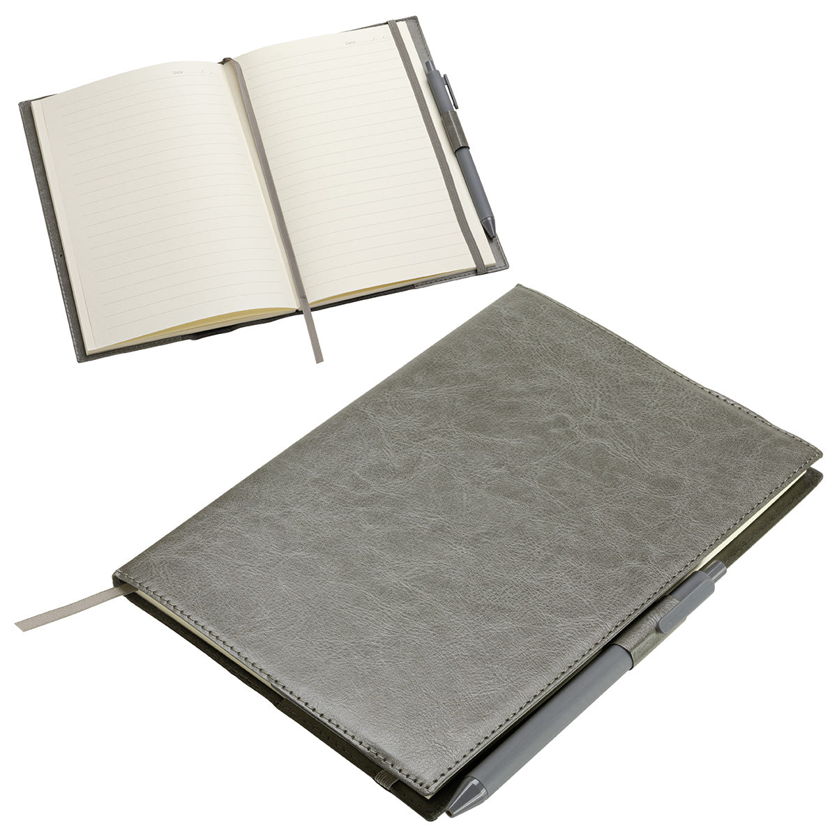 Conclave Refillable Leatherette Journal with Pen