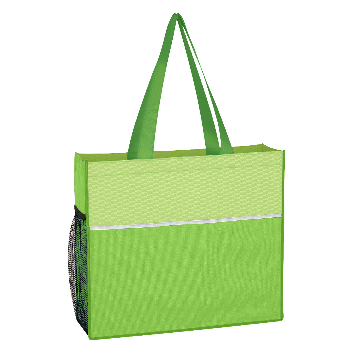 Non-woven Wave Design Tote Bag