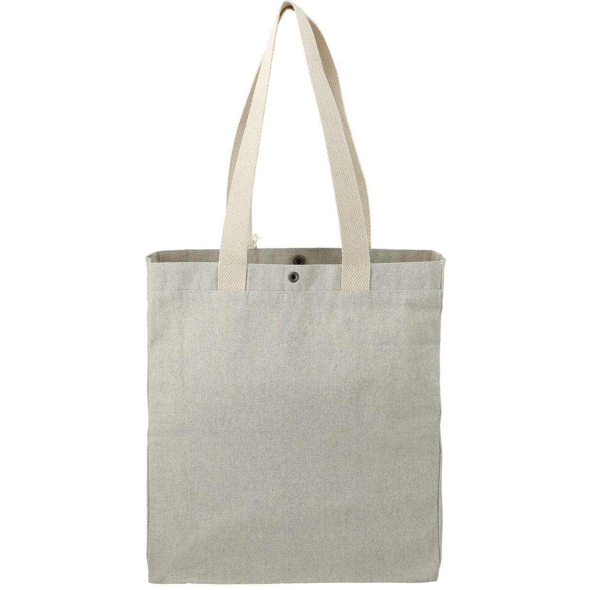 000382 Repose 10oz Recycled Cotton Box Tote w/Snap