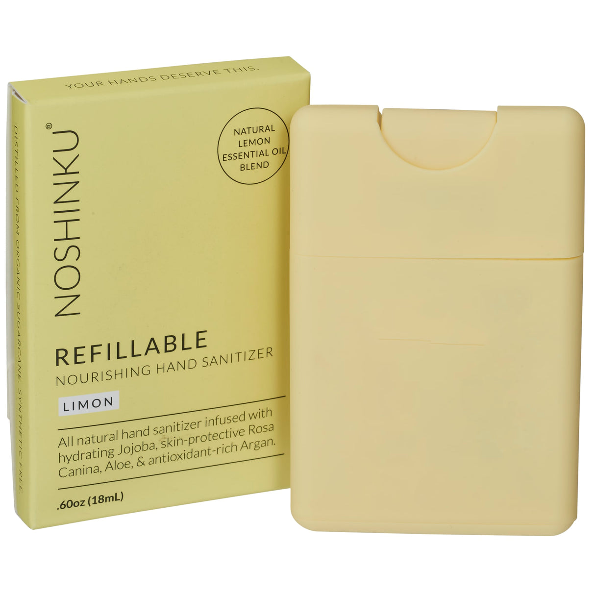 Noshinku Refillable Pocket Hand Sanitizer 0.6oz