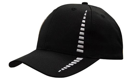 Breathable Poly Twill Cap w/Small Check Patterning