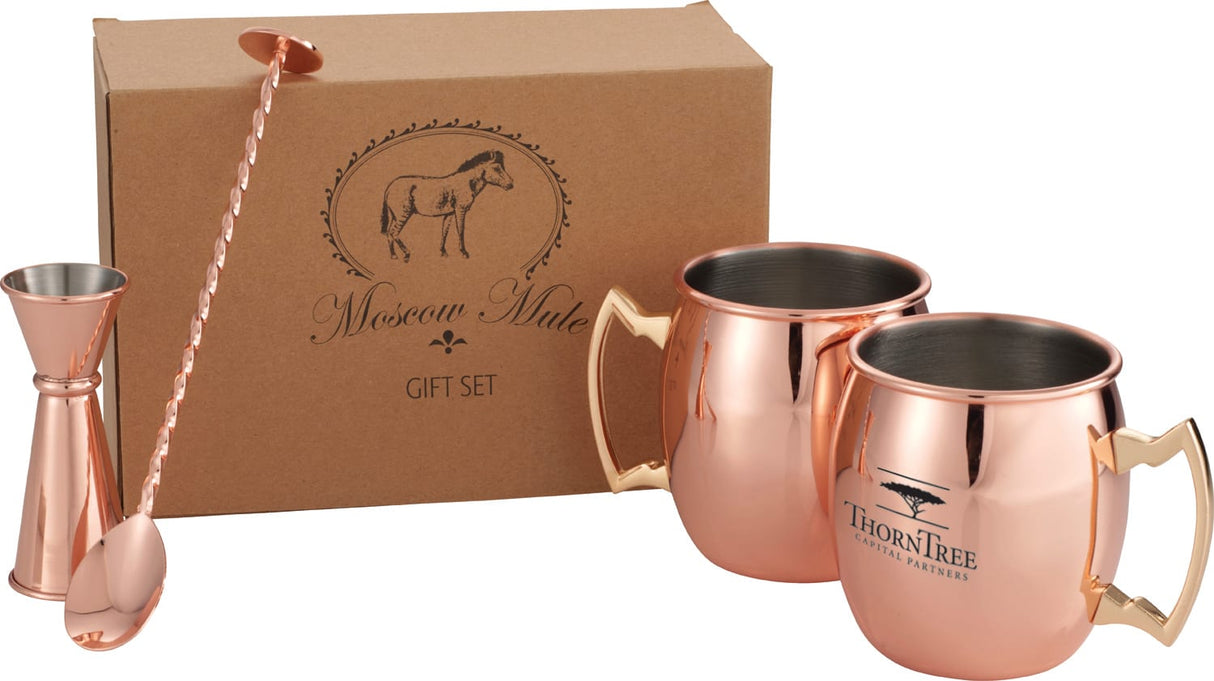 Moscow Mule Mug 4-in-1 Gift Set