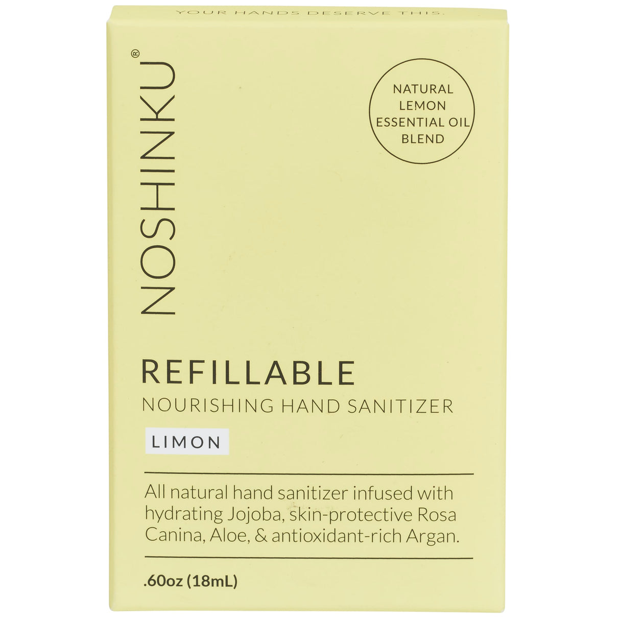 Noshinku Refillable Pocket Hand Sanitizer 0.6oz