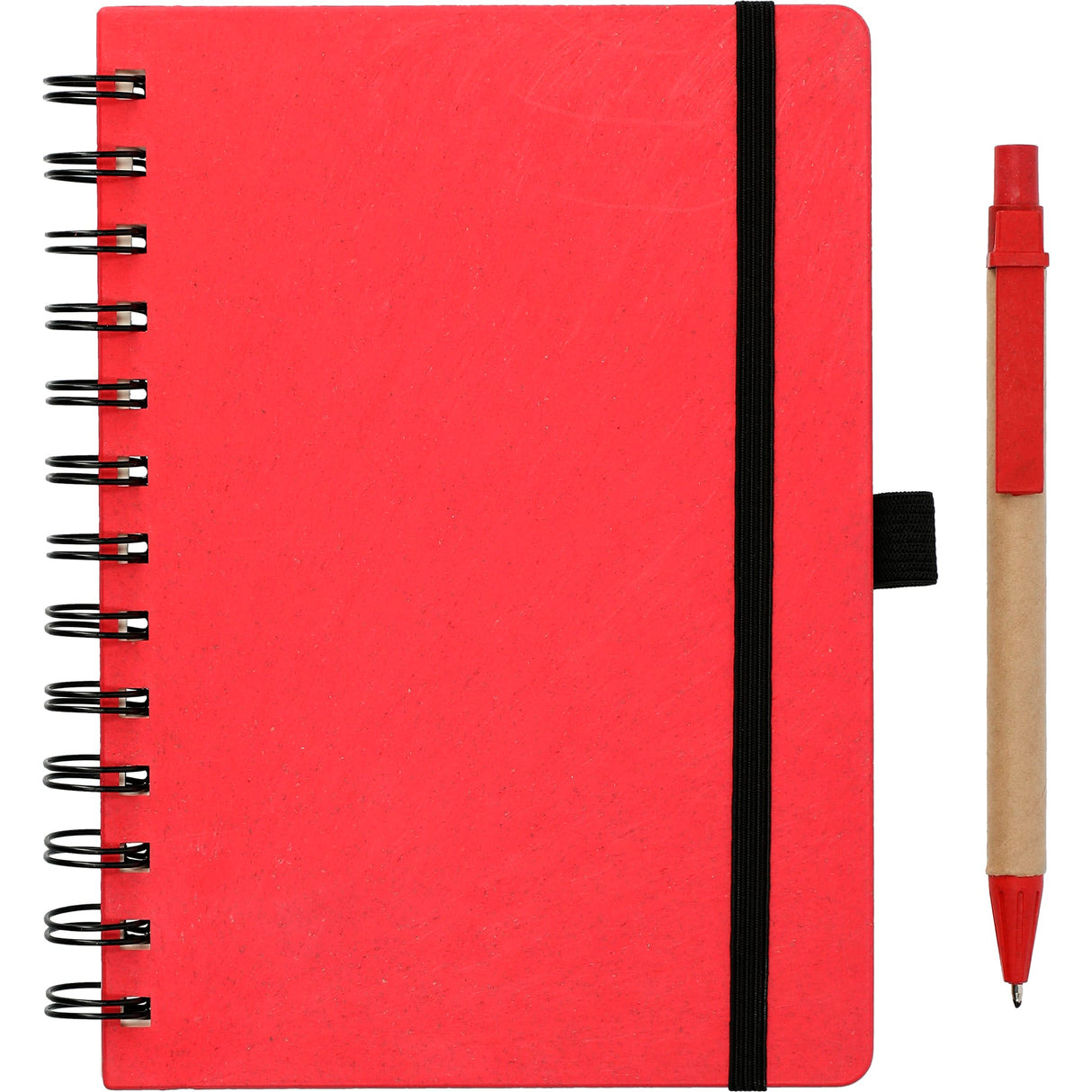 5" x 7" FSC® Mix Wheat Straw Notebook with Pen