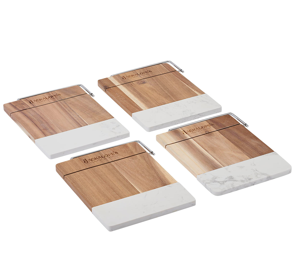 Marble and Acacia Wood Cheese Cutting Board