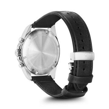 FieldForce Blue Chronograph Dial w/Black Leather Strap