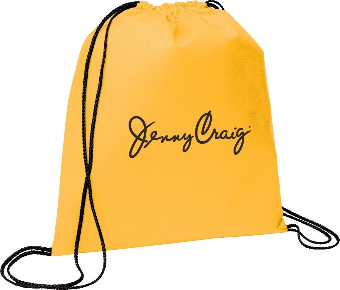 Evergreen Non-Woven Drawstring Bag