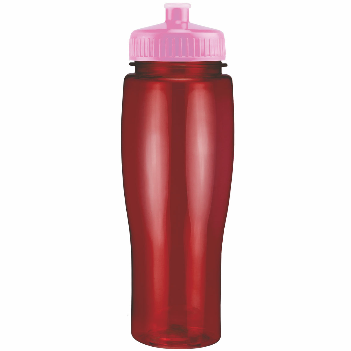 24 Oz. Contour Translucent Bottle w/ Push Pull Lid