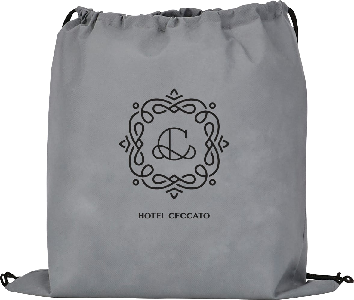 Evergreen Non-Woven Drawstring Bag
