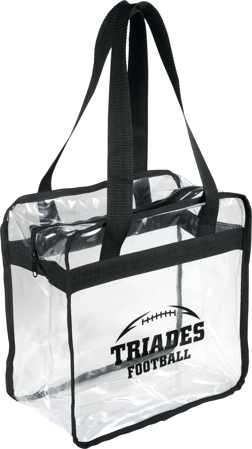 Game Day Clear Zippered Safety Tote