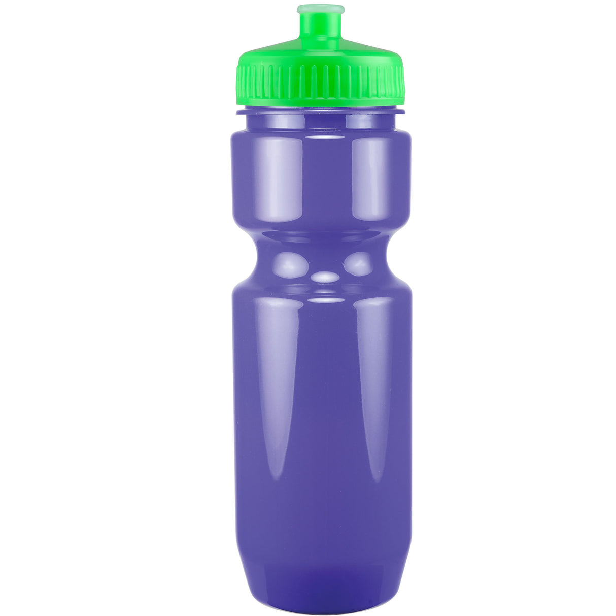 22 Oz. Bike Bottle w/ Push Pull Lid - Solid Colors