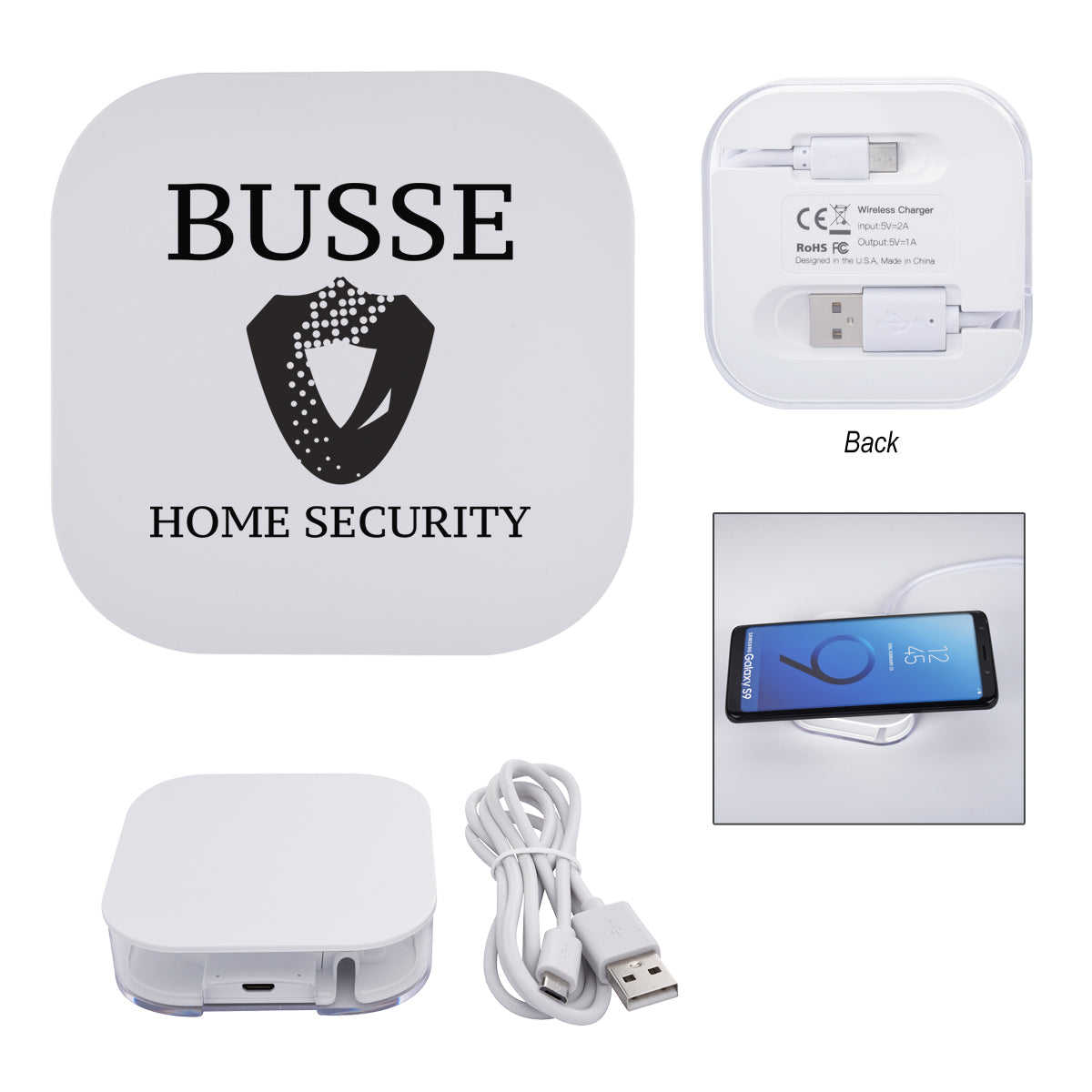 Power House Wireless Charging Pad With Cord Wrap