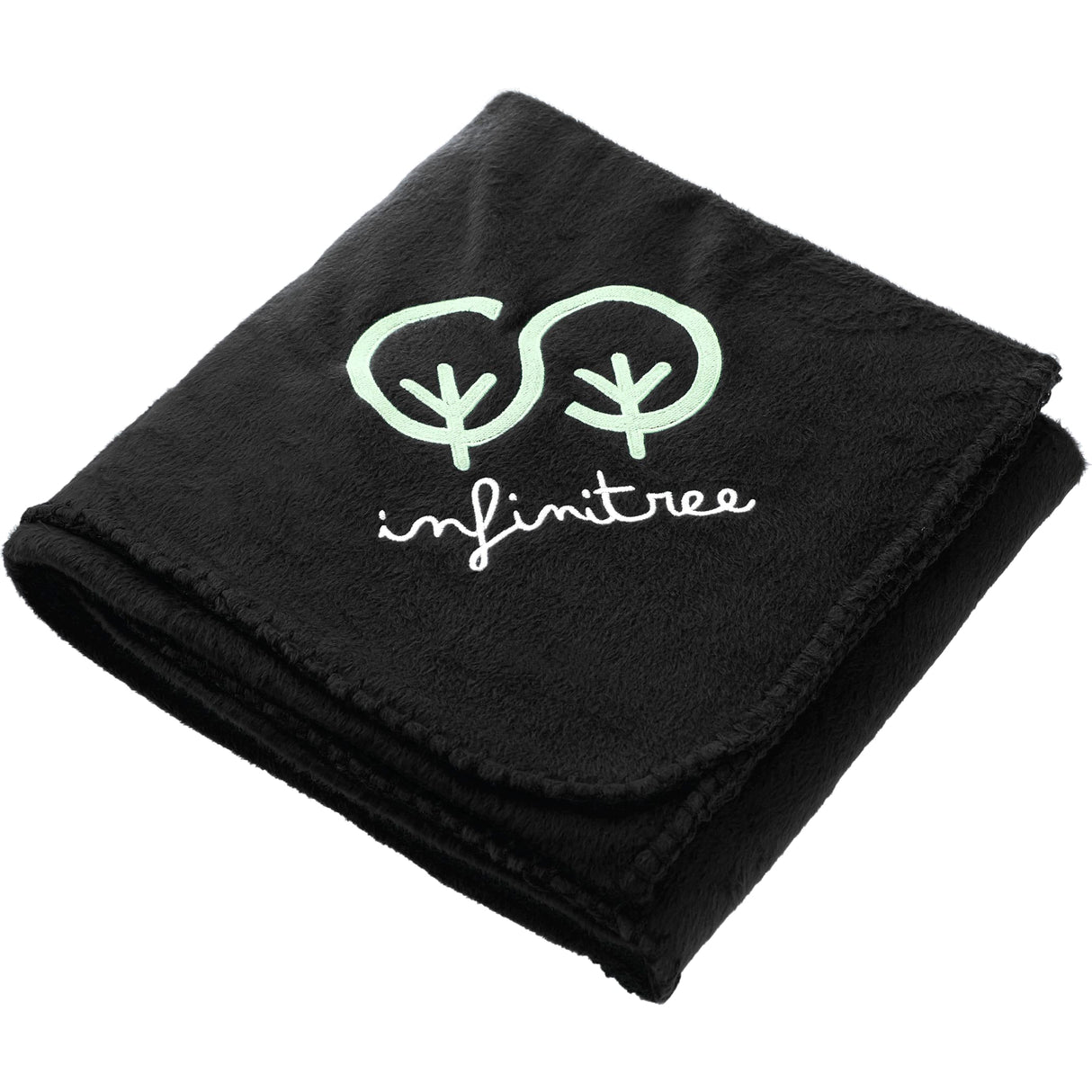 100% Recycled PET Fleece Blanket with RPET Pouch