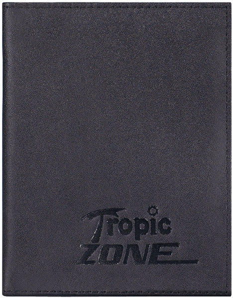 Passport Holder black bonded leather