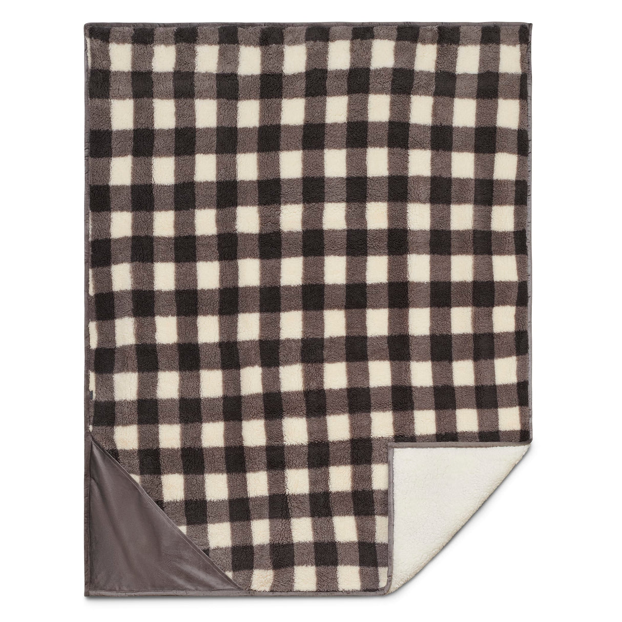 Field & Co.® Double Sided Plaid Sherpa Blanket