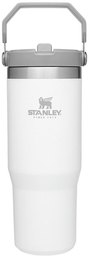 Stanley® IceFlow 30oz Flip Straw Tumbler, white