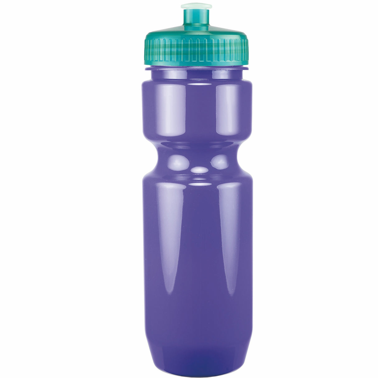 22 Oz. Bike Bottle w/ Push Pull Lid - Solid Colors