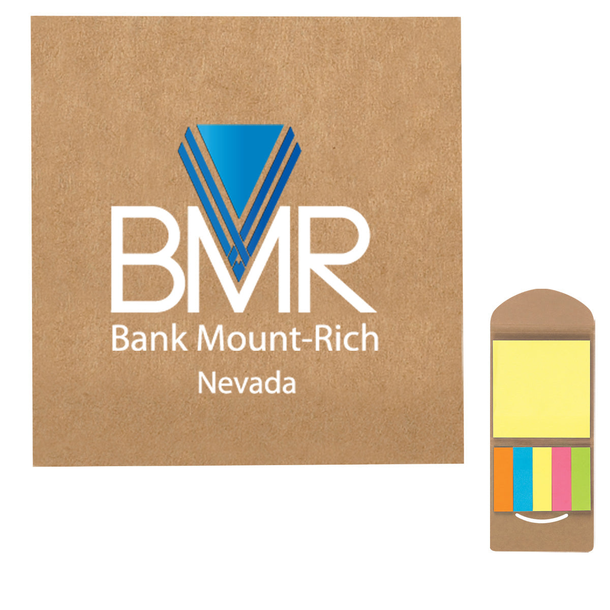 Sticky Notes And Flags In Pocket Case