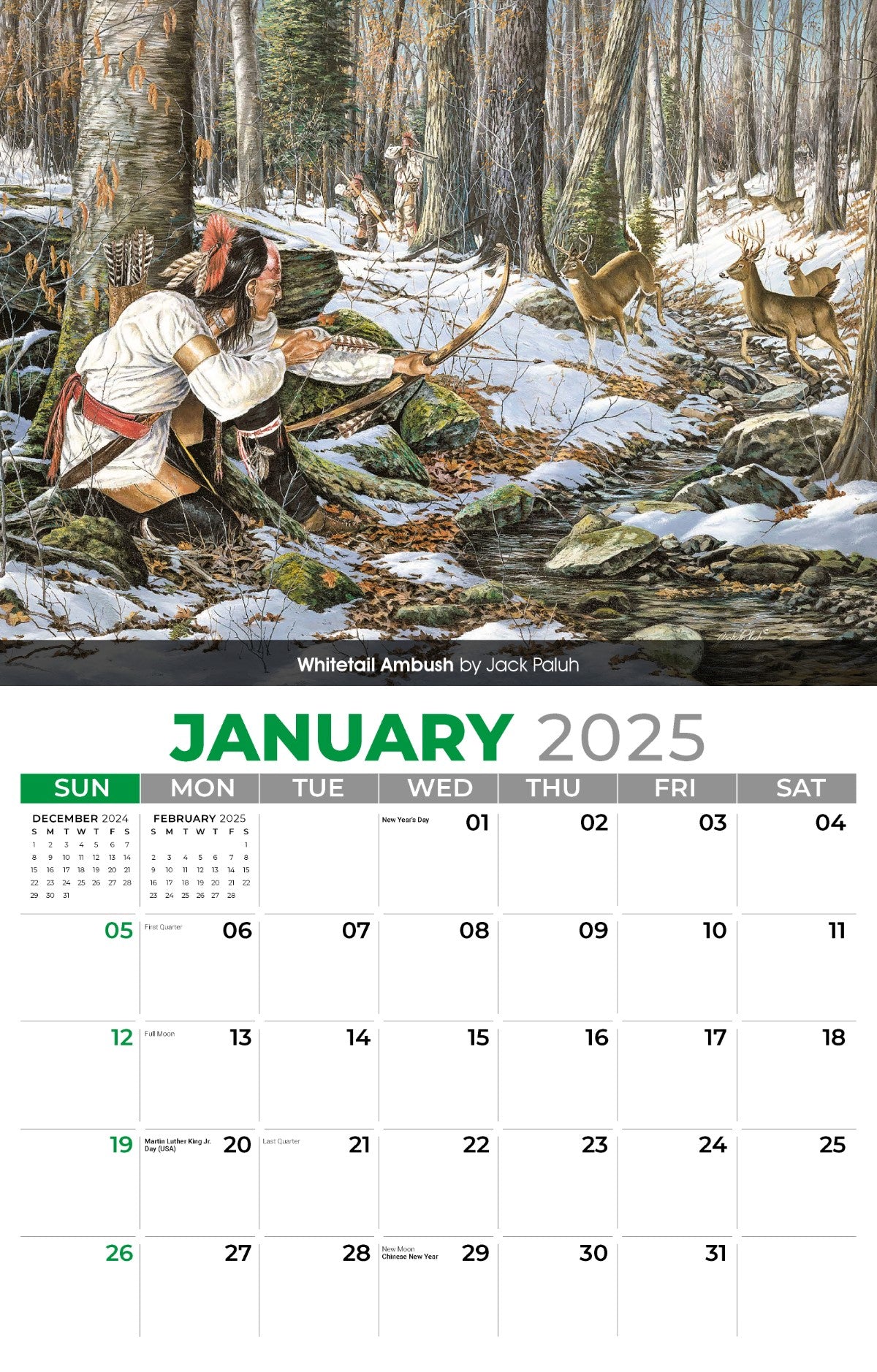 Galleria Wall Calendar 2025 Spirit of the West