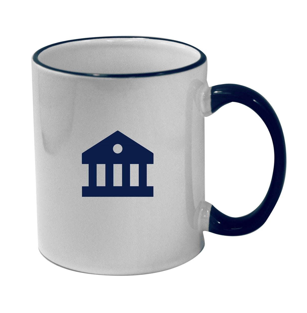 Premium Stock 11oz 2tone White/Cobalt mug
