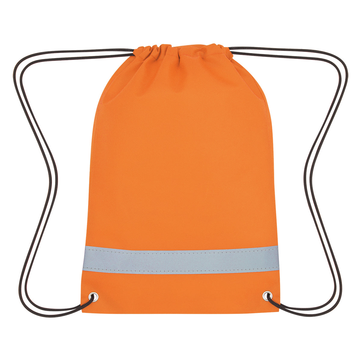Lil' Bit Reflective Non-woven Drawstring Bag