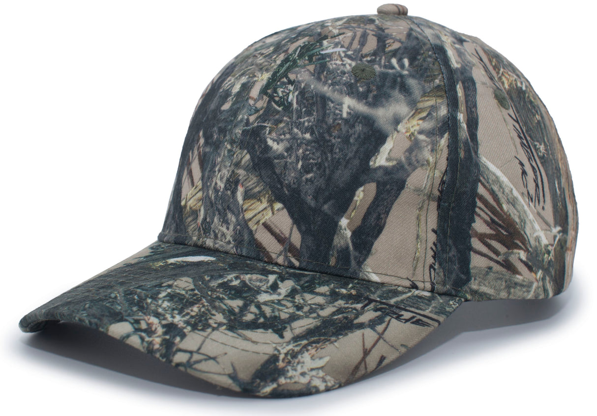 Structured Camo Hook-And-Loop Adjustable Cap