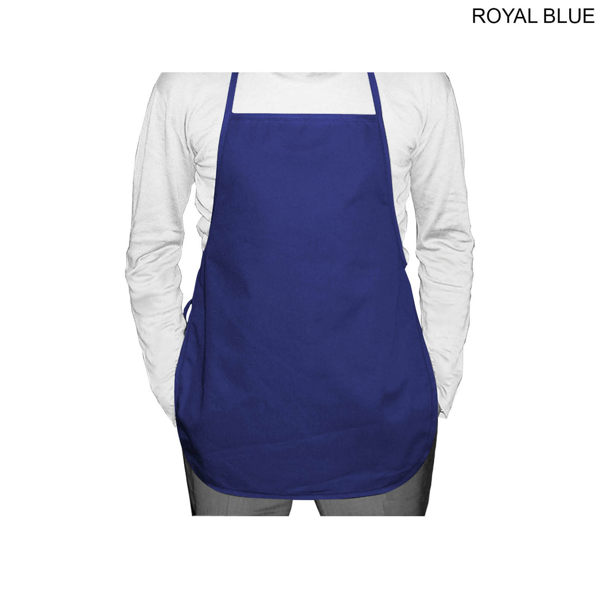 72 Hr Fast Ship - Discounted Shorter Length Twill Bib Apron, 19x24, No Pockets