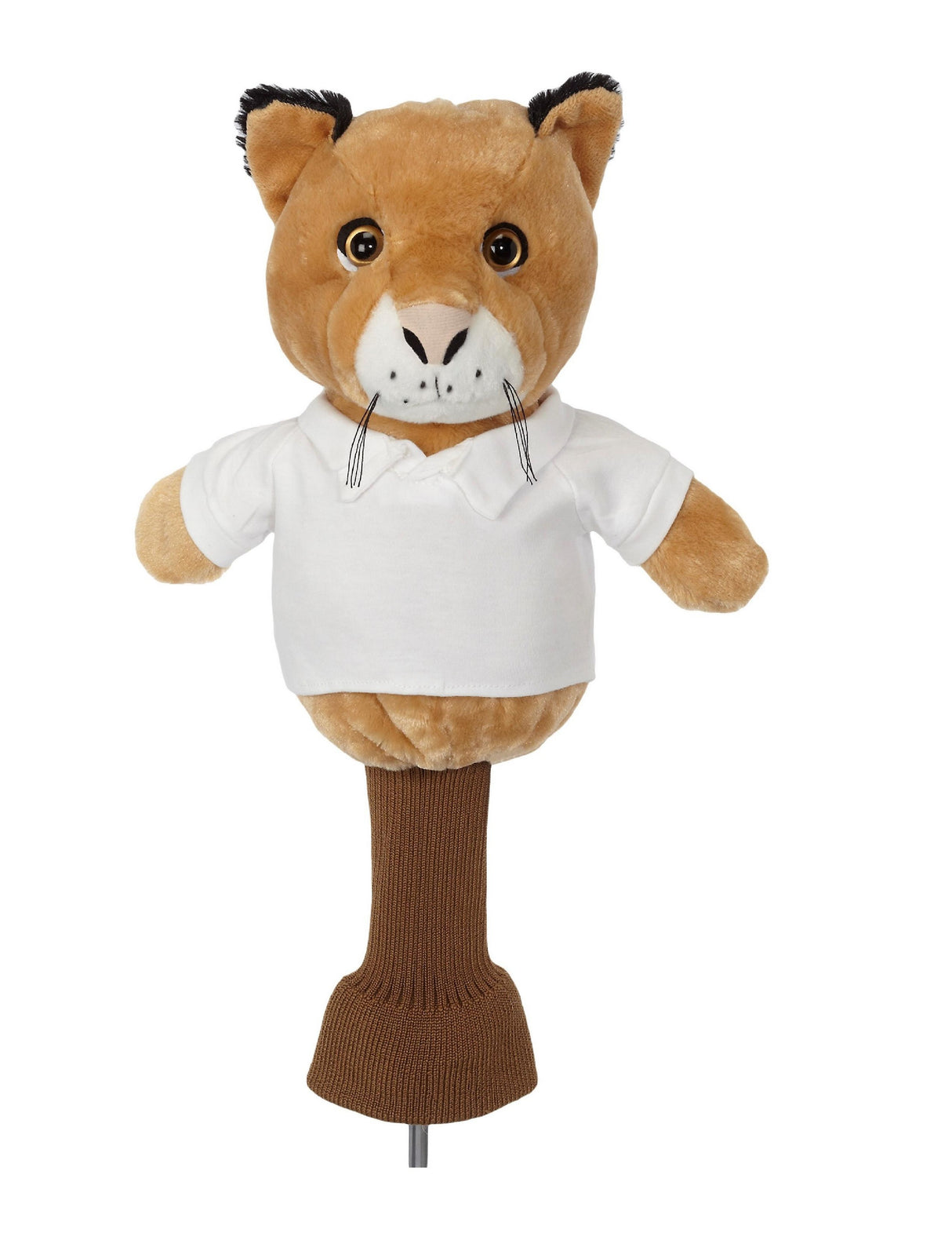 Cuddle Pals Head Cover "Chip the Cougar" w/Golf Shirt