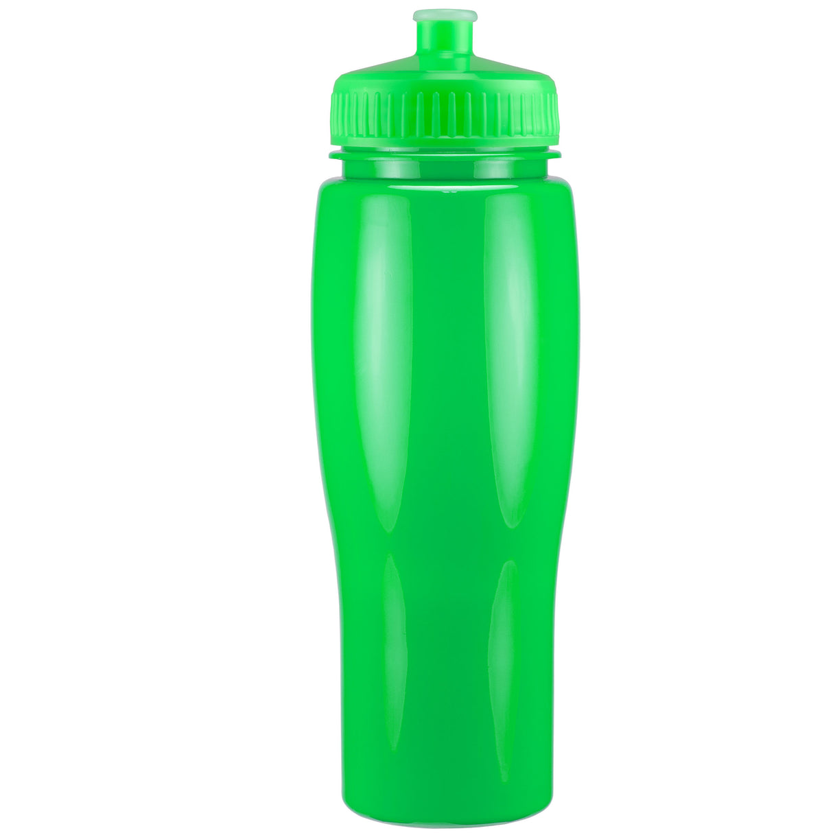 24 Oz. Contour Bottle w/ Push Pull Lid - Solid Colors