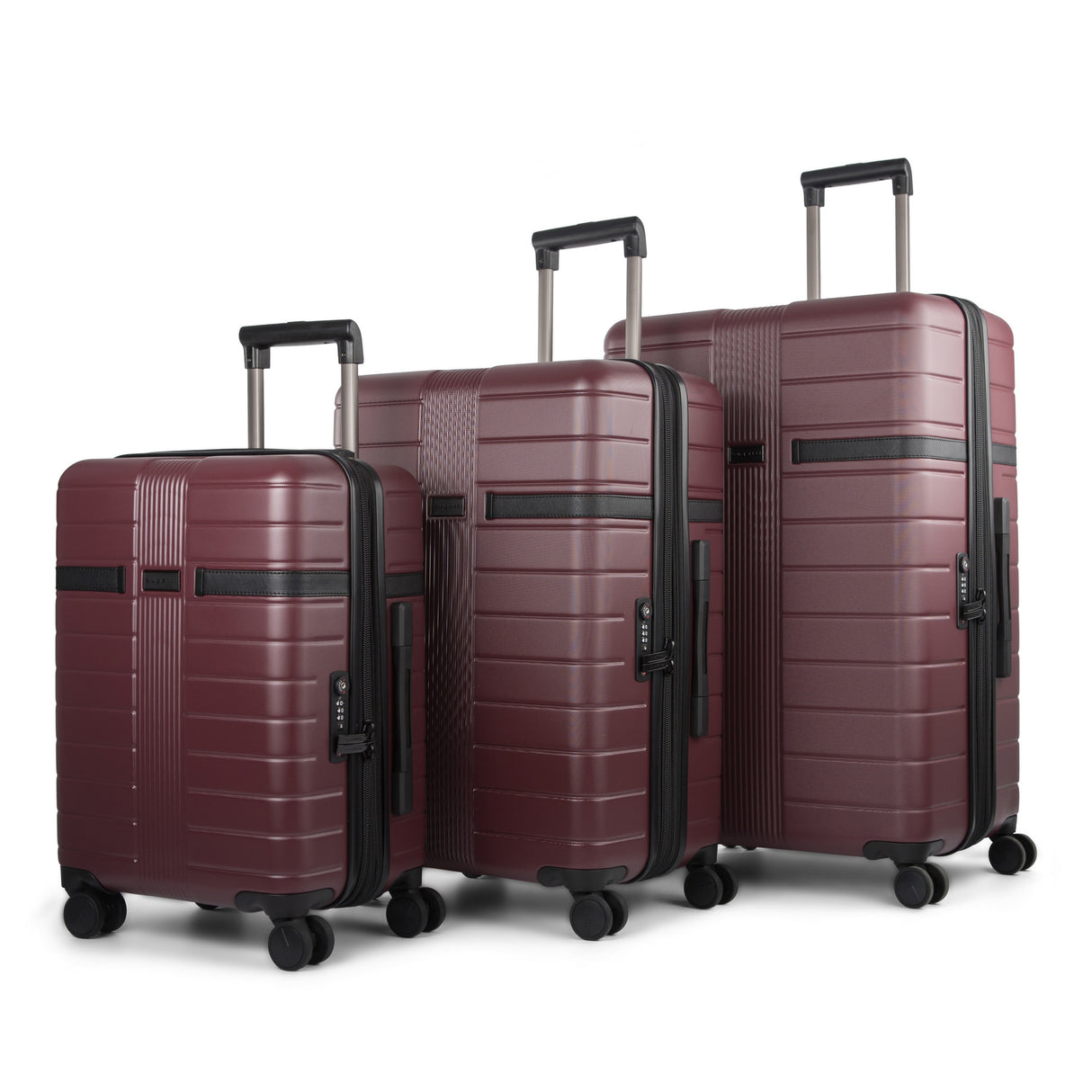 Bugatti-Hamburg 3 piece luggage set