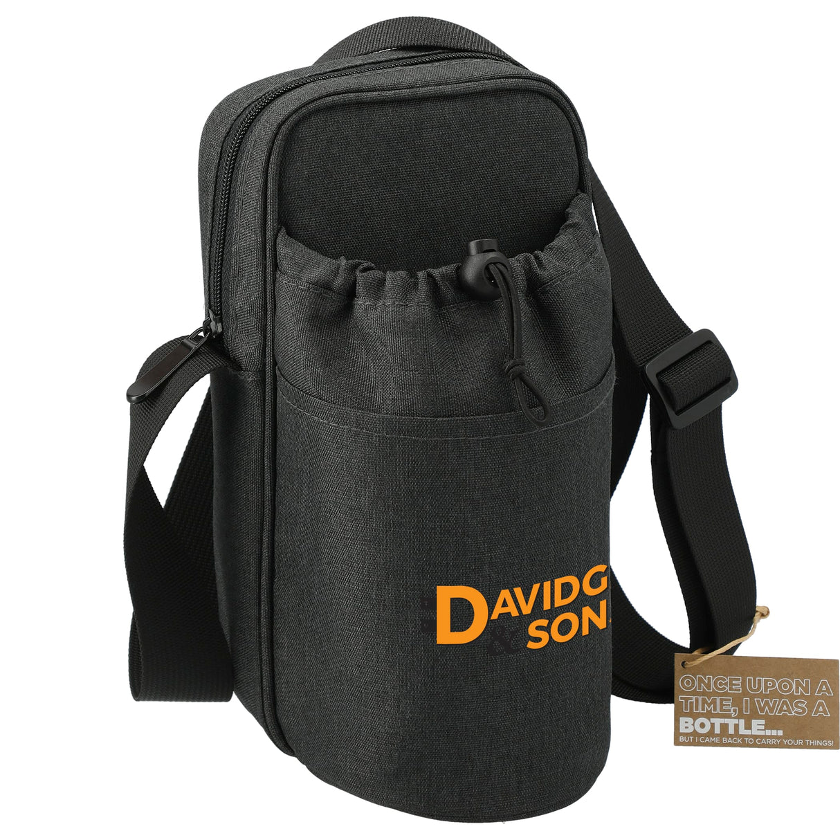 Traver RPET Adjustable Bottle Sling Cooler w/Pouch