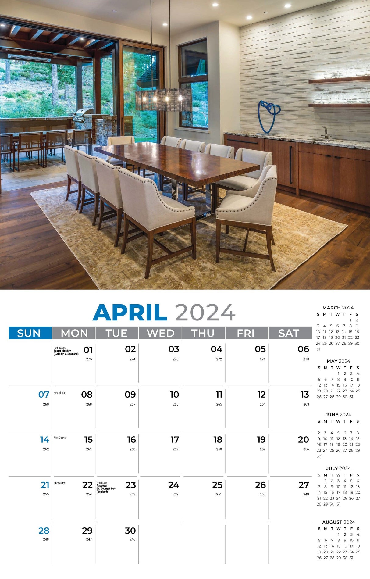 Galleria Wall Calendar 2025 Decor & Design