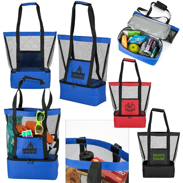Pacific Beach Mesh Cooler Tote