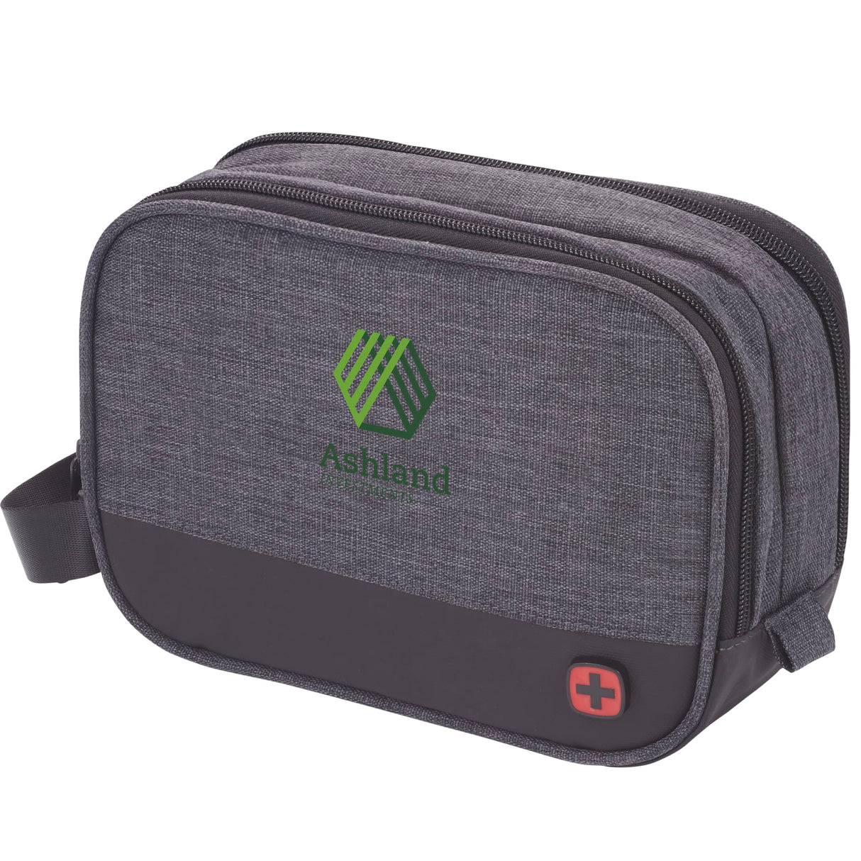 000387 Wenger RPET Dual Compartment Dopp Kit