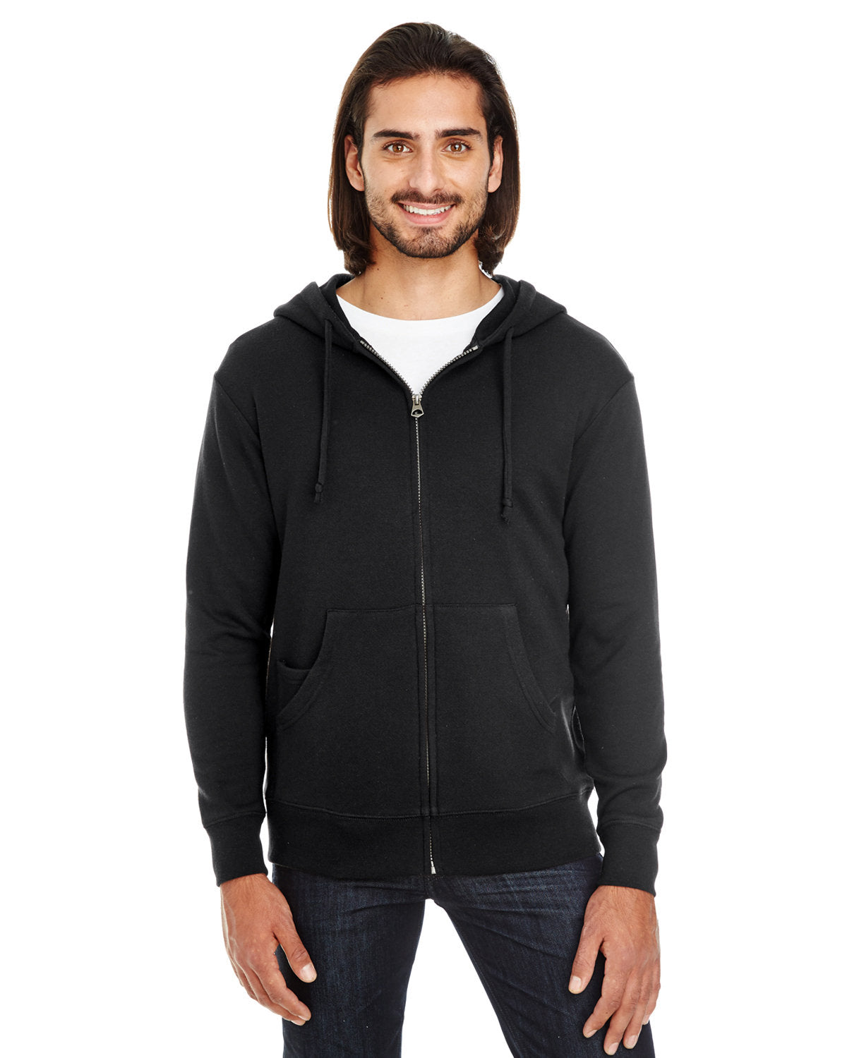 THREADFAST Unisex Triblend French Terry Full-Zip