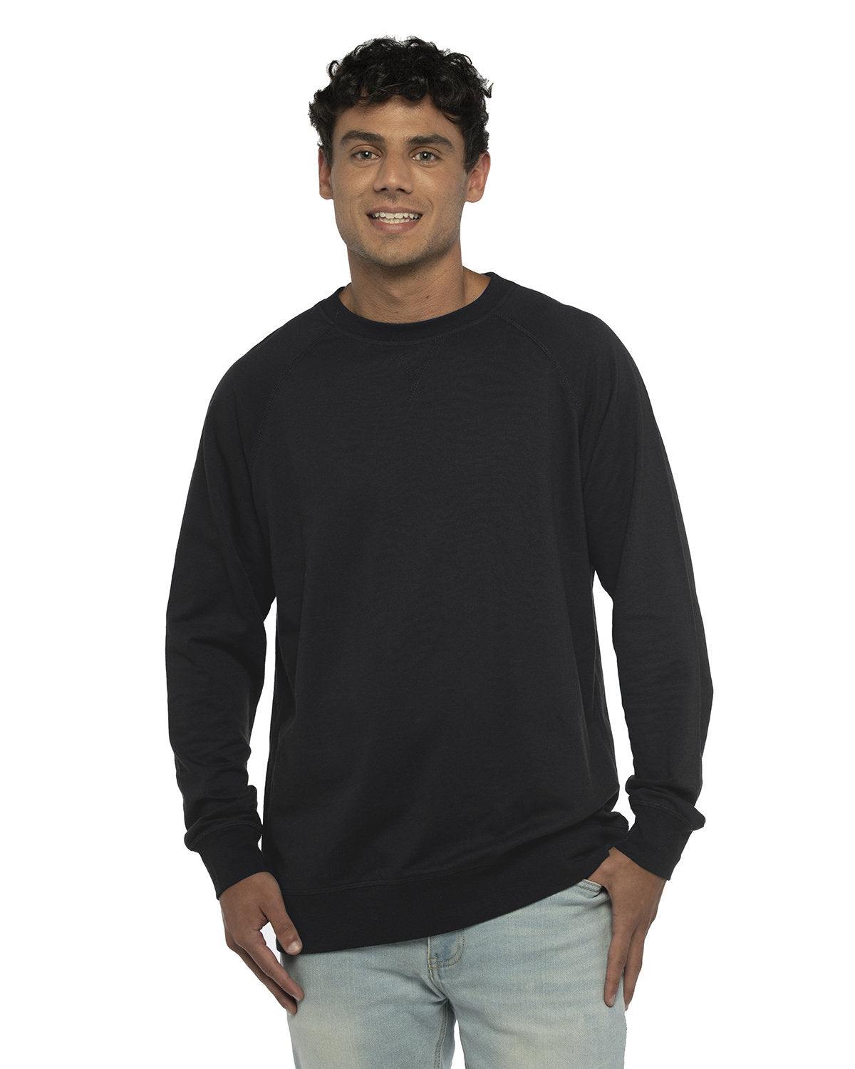NEXT LEVEL APPAREL Unisex Laguna French Terry Raglan Sweatshirt