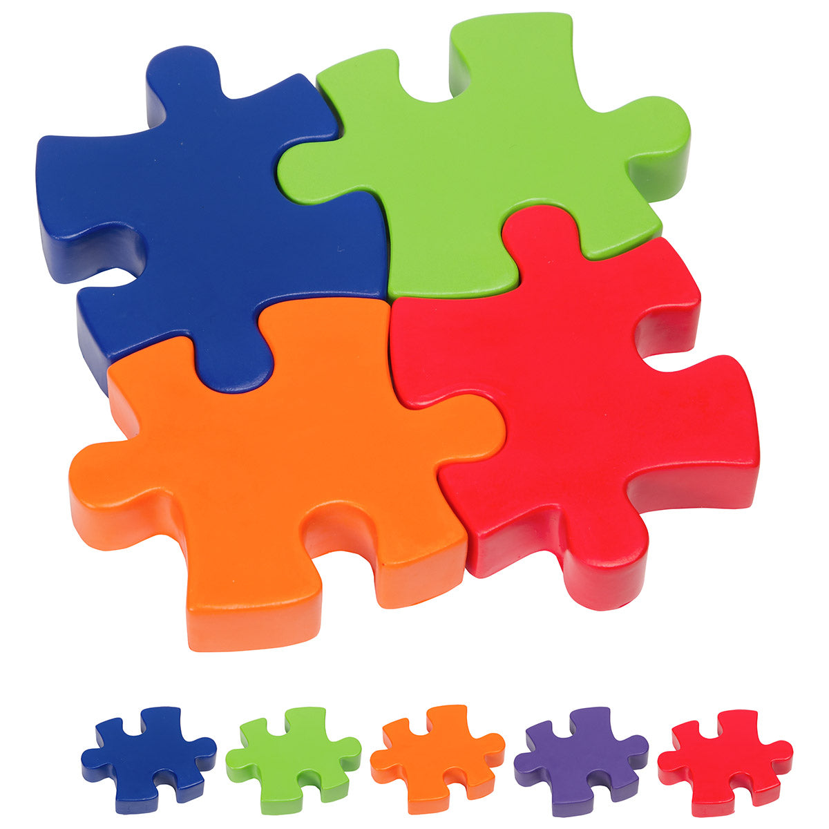 4-Piece Connecting Puzzle Set Stress Reliever