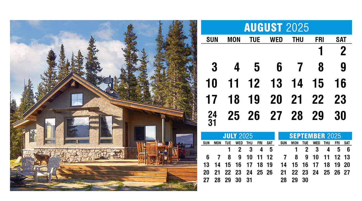 Homes Desk Tent Calendar