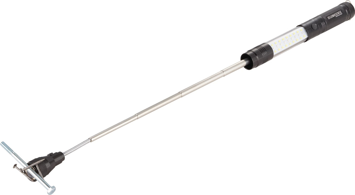 Telescopic Magnetic COB LED Flashlight w/Sidelight