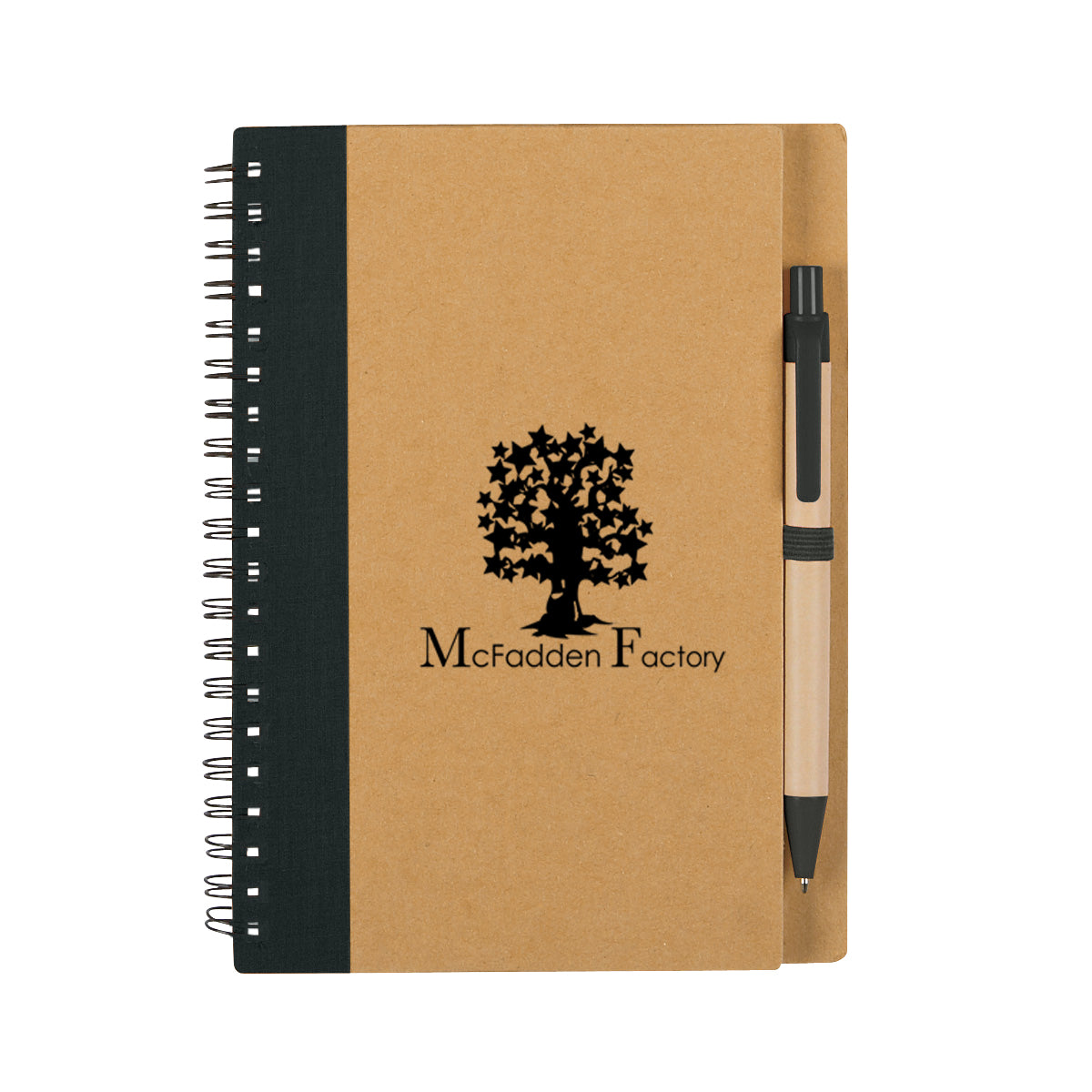 Eco-inspired Spiral Notebook & Pen