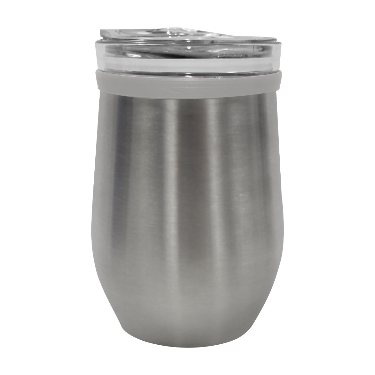8 Oz. Glass And Stainless Steel Wine Tumbler