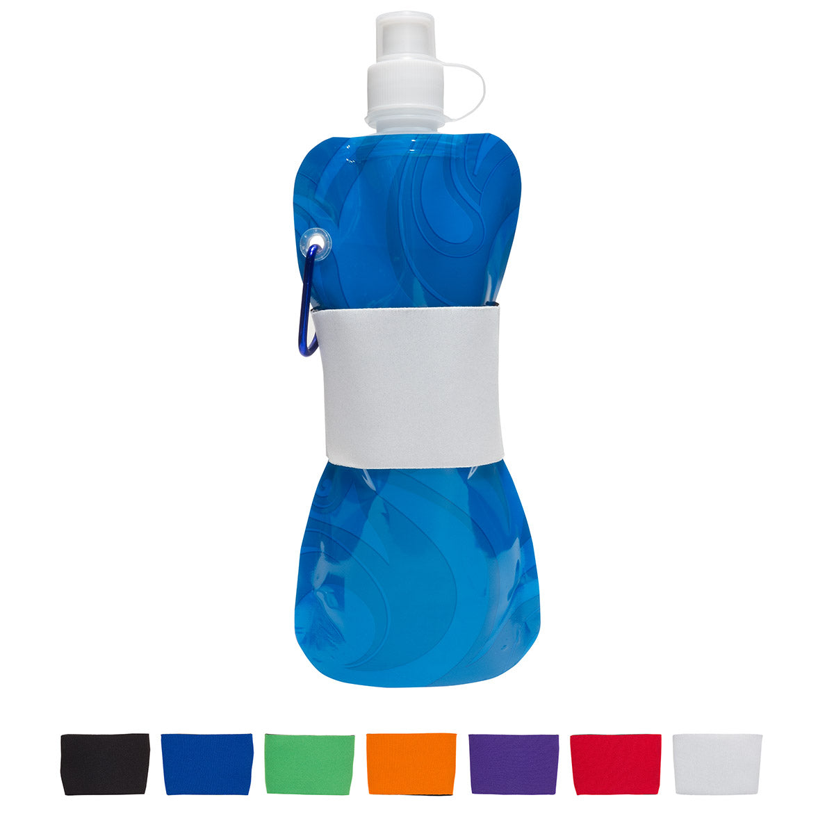 Comfort Grip Flex 16 oz Water Bottle with Neoprene Waist Sleeve