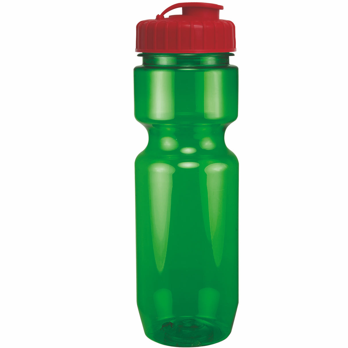 22 Oz. Translucent Bike Bottle w/ Flip Top Lid
