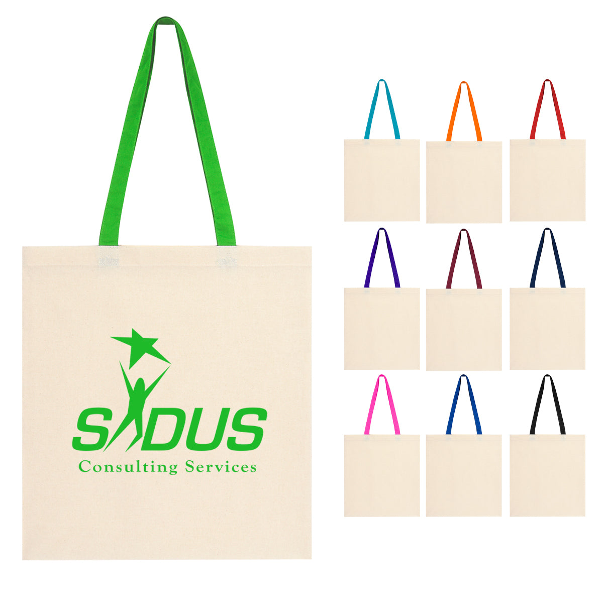 Penny Wise Cotton Canvas Tote Bag