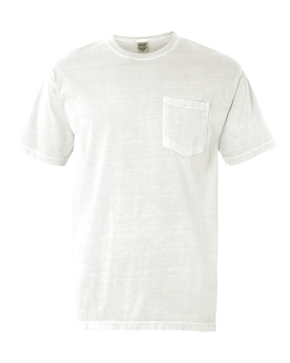 000444 Comfort Colors® Garment-Dyed Heavyweight Pocket T-Shirt
