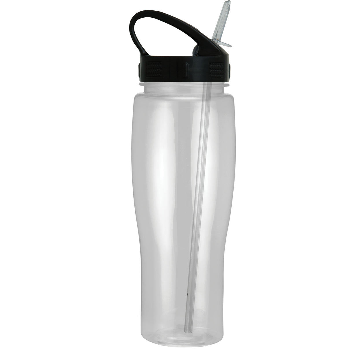24 Oz. Contour Translucent Bottle w/ Sport Sip Lid and Straw