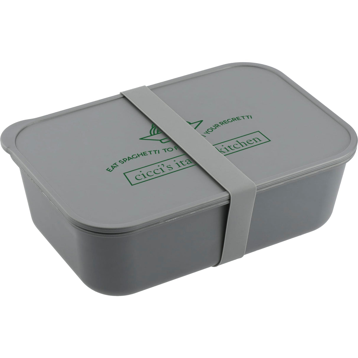 PLA Bento Box with Band and Utensils