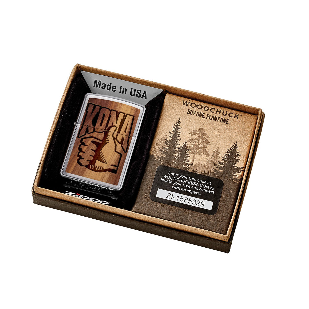 Zippo® Woodchuck USA Cedar Windproof Lighter